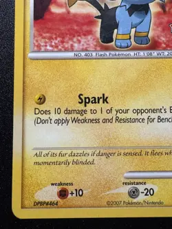 2007-2008 City Championships Shinx 98/130 Diamond & Pearl Pokemon Card Rare MP - Image 5