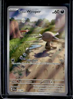 2025 Pokemon Phantasmal Flames Paldean Wooper Illustration Rare #102/094 - Image 1