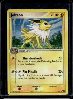 2006 Pokemon POP Series 3 Jolteon Holo #3/17 - Image 1