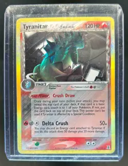 2005 Pokemon EX Delta Species Tyranitar Holo #16/113 - Image 1