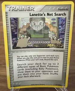 Lanette's Net Search 77/106 Emerald - 2005 Pokemon Reverse Holo - Image 1