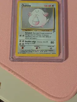 Chansey Pokemon (2000) Base Set 2 - 3/120 Holo CGC 4.5 - Image 3