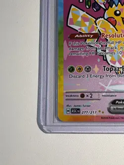 Pokemon TCG Pikachu ex 277/217 Ascended Heroes Special Illustration Rare NM SIR - Image 5