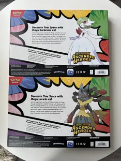 Pokemon Ascended Heroes Premium Poster Collection Gardevoir & Lucario LOT OF 2 - Image 2