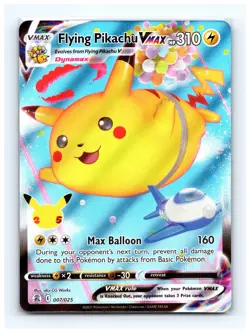 💥 Flying Pikachu VMax # 007/025 Celebrations Ultra Rare Holo Foil Pokemon 2021 - Image 1