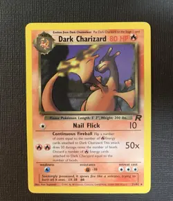 Dark Charizard 21/82 Team Rocket Pokemon TCG - Image 1