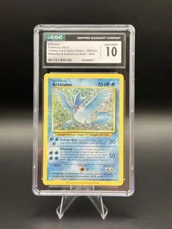 2023 Pokemon TCG Classic Articuno #009 Blastoise & Suicune ex Deck Holo CGC 10 - Image 1