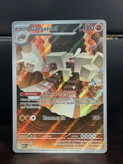 Garganacl 147/132 Pokemon TCG SV Mega Evolution Base Illustration Rare (MINT) - Image 1