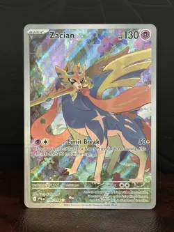 Zacian 100/094 Illustration Rare Pokemon TCG Phantasmal Flames Near Mint - Image 3