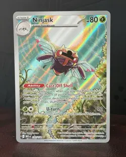 Ninjask 137/132 Pokemon TCG SV Mega Evolution Base Illustration Rare (MINT) - Image 1