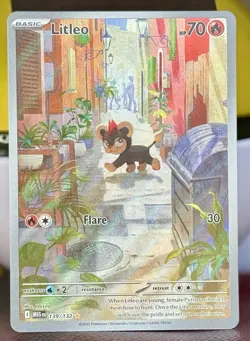 Litleo Pokemon TCG Mega Evolutions 139/132 Illustration Rare (MINT) - Image 2