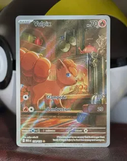 Vulpix Pokemon TCG Mega Evolutions Base 148/132 Illustration Rare (MINT) - Image 2