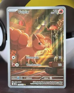 Vulpix Pokemon TCG Mega Evolutions Base 148/132 Illustration Rare (MINT) - Image 3