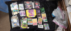 6 POKEMON Theme Deck Empty Boxes w/ Some Booklets & Other Paper Rocket Zap Sword - Image 1
