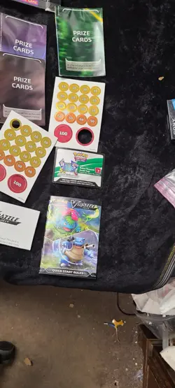 6 POKEMON Theme Deck Empty Boxes w/ Some Booklets & Other Paper Rocket Zap Sword - Image 4