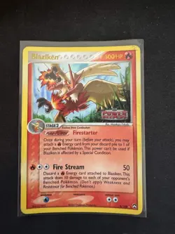 Pokemon TCG - Blaziken 5/108 - Power Keepers Holo - Heavily Played - Image 1