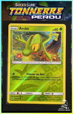 Carte Pokemon Arcko 20/214 Reverse SL8 Tonnerre Perdu FR - Image 1
