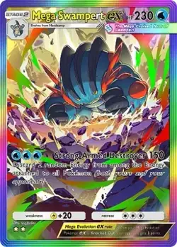 Mega Swampert EX RR or any 2 stars Trainer/Pokemon except oak TCG Pocket - Image 1