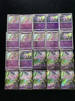 2025 Pokemon TCG S-Chinese Gem Pack Vol.2 Espeon RR Ball Holo Lot*20 BL25 - Image 2