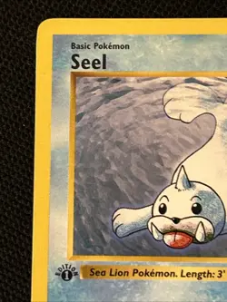 Pokemon Seel 041/102 (1st Edition) Base Set (Shadowless) Regular *Near Mint* - Image 3
