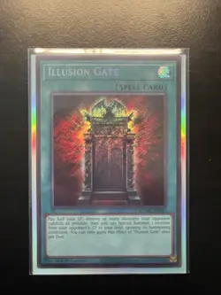 MZMU-EN023 Illusion Gate Secret Rare 1st Edition YuGiOh NM - Image 1