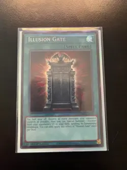 MZMU-EN023 Illusion Gate Secret Rare 1st Edition YuGiOh NM - Image 2