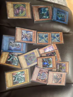 Lot Of Vintage Yu-Gi-Oh Cadd, Including Blue Eyes And Dark Magician - Image 1