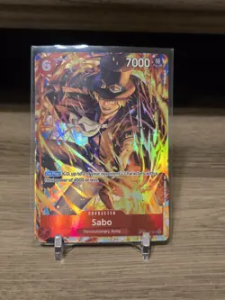 Sabo OP05-007 SR | One Piece TCG: Illustration Box Vol.5 English - Foil NM - Image 1