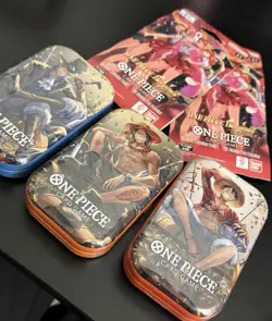 One Piece Tin Pack Full Set Vol. 2 + 2 Sleeved Heroines Factory Sealed - Image 1