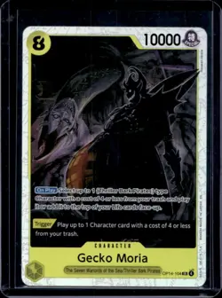 2026 One Piece Azure Sea's Seven Gecko Moria Super Rare #OP14-104 - Image 1