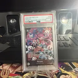 PSA 10 ONE PIECE OP06-093 PERONA SR STORE TREASURE CUP 2024 September winner - Image 1