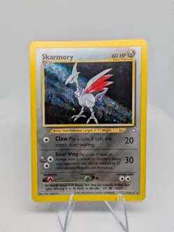 Skarmory 13/111 Neo Genesis Holo Rare Pokemon Card TCG - LP - Image 1