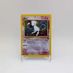 Mew #9 Holo SWIRL Black Star Promo Near Mint Pokemon Card WOTC - Image 1