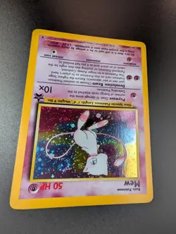 Mew #9 Holo SWIRL Black Star Promo Near Mint Pokemon Card WOTC - Image 5