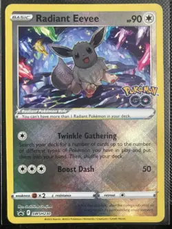 Radiant Eevee Swsh230 Swsh: Sword & Shield Promo Cards Holo - NM/M - Image 1