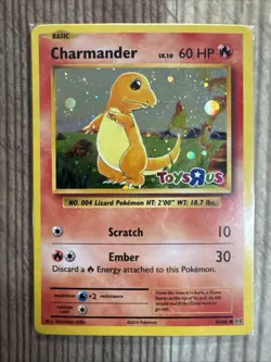 Charmander - 9/108 - Toys R Us Promo, Evolutions - Pokemon Card - Sealed - Image 1