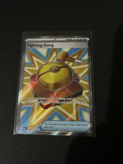 Pokemon Mega Evolution Fighting Gong Trainer Card 168/132. - Image 1