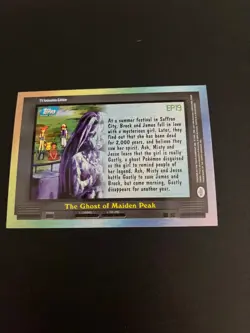 Pokemon The Ghost Maiden Peak EP19 Holo Topps 1998 Trading Card TCG - Image 3