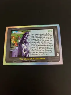 Pokemon The Ghost Maiden Peak EP19 Holo Topps 1998 Trading Card TCG - Image 4