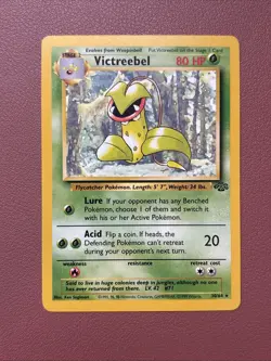 Pokemon TCG Victreebel Jungle Unlimited Rare Card 30/64 NM / LP Condition - Image 1