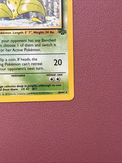 Pokemon TCG Victreebel Jungle Unlimited Rare Card 30/64 NM / LP Condition - Image 2