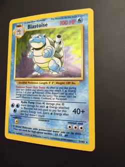 Pokemon Blastoise Base Set Holo Rare 2/102 1999 English Card LP-Great Condition - Image 4