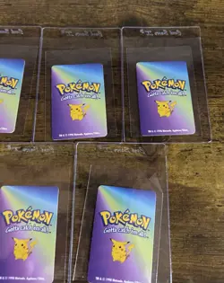 1998 KFC Pokemon Mini Cards Set Lot Charizard Snorlax Pikachu Dragonite + More - Image 4