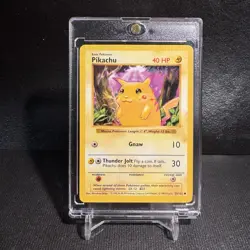 1999 Pokemon Pikachu (Red Cheeks) Base Set Shadowless Card 58/102 NM - Image 1