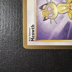 1999 Pokemon Meowth Golden Boarder Fruit Roll-up Jungle WotC Promo Card 56/64 NM - Image 3