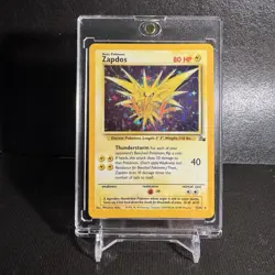 1999 Pokemon Zapdos Holo Rare Fossil Unlimited Card 15/62 NM - Image 1