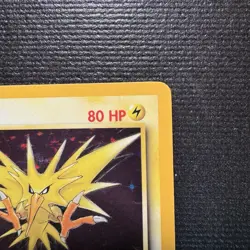 1999 Pokemon Zapdos Holo Rare Fossil Unlimited Card 15/62 NM - Image 4