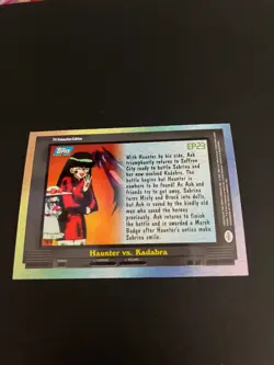 Pokemon Haunter Vs Kadabra EP23 Holo Topps 1998 Trading Card TCG - Image 4