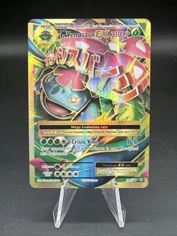 Pokemon TCG M Venusaur EX Full Art Holo Ultra Rare Card 100/108 B - Image 1