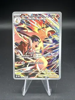Pokemon TCG Ethan's Typhlosion Destined Rivals Illustration Rare Card 190/182 B - Image 1